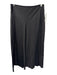 Rag & Bone Size 6 Black Polyester Blend Back Zip Abstract Print Midi Satin Skirt Black / 6