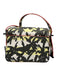 Kenzo Yellow, Black, Red Vegan Leather Turnlock Graffiti Flap shoulder bag Bag Yellow, Black, Red / S