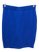 St John Collection Size 2 Cobalt Blue Wool Blend Knit pintuck waist Skirt Set Cobalt Blue / 2