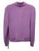 St John Sport Size P Lilac Purple Wool Blend Diagonal Rib Mock Neck Jacket Lilac Purple / P