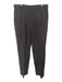 Polo Size 34 Brown Wool Blend Solid Pleats Dress Men's Pants Brown / 34