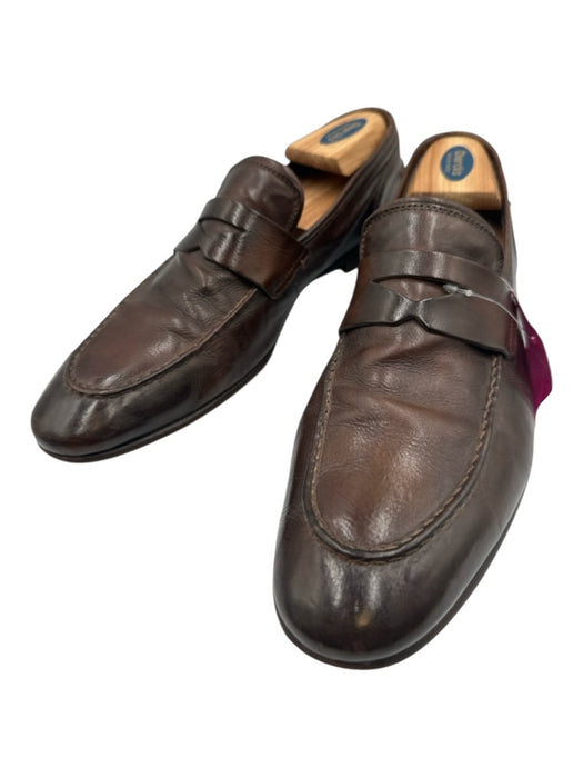 To Boot New York Shoe Size 9.5 AS IS Brown Leather Solid Dress Men's Shoes Brown / 9.5