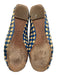 Tory Burch Shoe Size 7 Blue & Yellow Patent Leather Basket Weave Round Toe Flats Blue & Yellow / 7