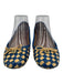 Tory Burch Shoe Size 7 Blue & Yellow Patent Leather Basket Weave Round Toe Flats Blue & Yellow / 7