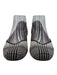 Rothy's Shoe Size 7 Gray, Black, Pink Synthetic Knit Round Toe Plaid Flats Gray, Black, Pink / 7