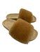 Jenni Kayne Shoe Size 36 Tan Suede Shearling Open Back & Toe Slide Shoes Tan / 36