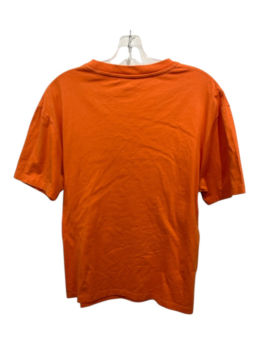 MCQ Size M Orange Cotton Solid T shirt Crew Men's Short Sleeve Orange / M