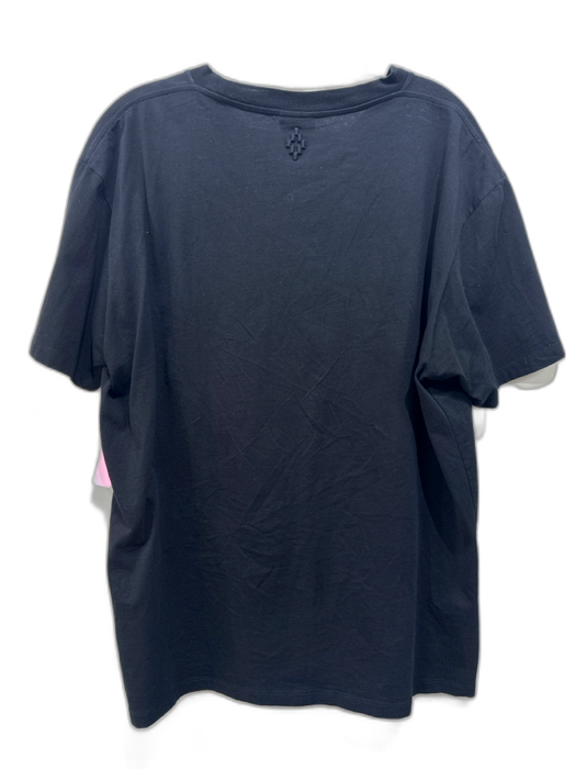Marcelo Burlon Size XL Black Cotton Blend Fox T shirt Crew Men's Short Sleeve Black / XL