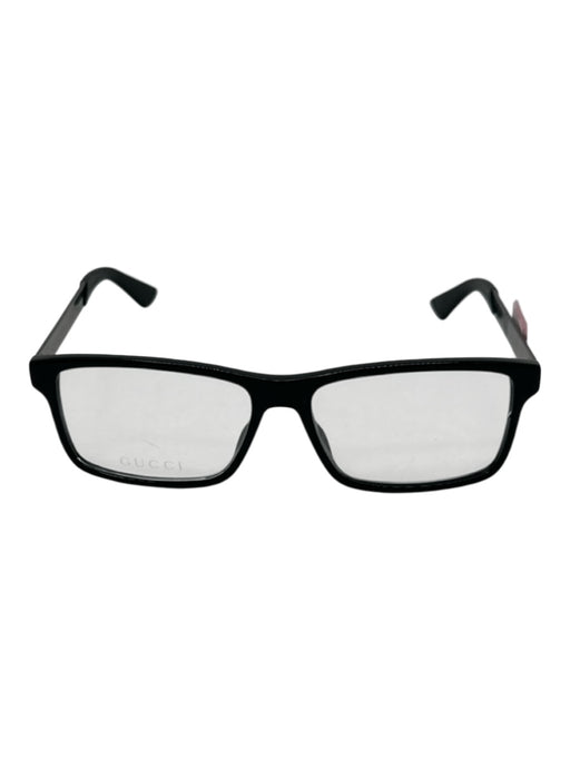 Gucci New Black Plastic Box Inc. Men's Glasses Black