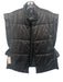 Pilcro Size One Size Black Polyester Cap Sleeve Puffer Side Ties Open Front Vest Black / One Size
