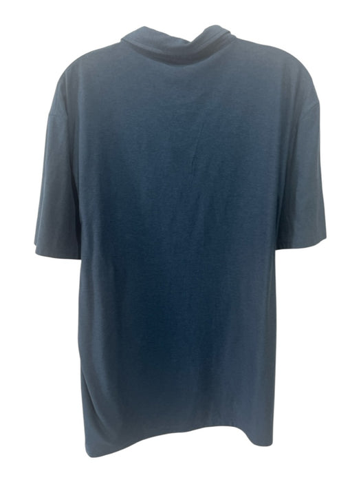 Vuori Size XL Blue Solid Polo Men's Short Sleeve Blue / XL