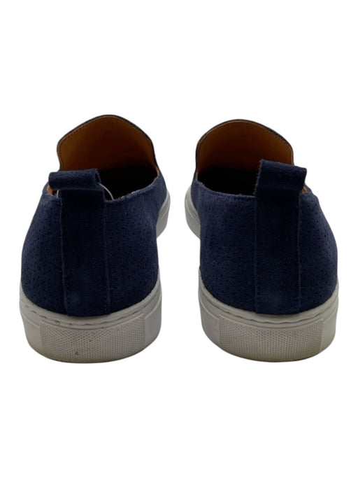 Sid Mashburn Shoe Size 12 Like New Blue Suede Perforated Slip On Sneaker Shoes Blue / 12