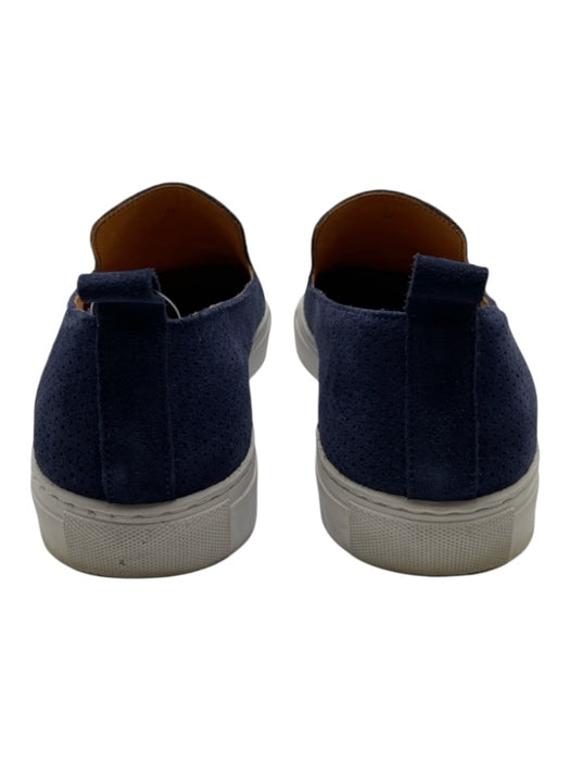 Sid Mashburn Shoe Size 12 Like New Blue Suede Perforated Slip On Sneaker Shoes Blue / 12
