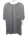 Vuori Size Est XL Gray Synthetic Solid Athletic T Shirt Men's Short Sleeve Gray / Est XL