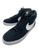 Nike Shoe Size 6 Black & White Canvas High Top lace up Swoosh Blazer Sneakers Black & White / 6