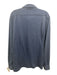 Giangi Size XL Blue Cotton Solid Button Down Men's Long Sleeve Shirt Blue / XL