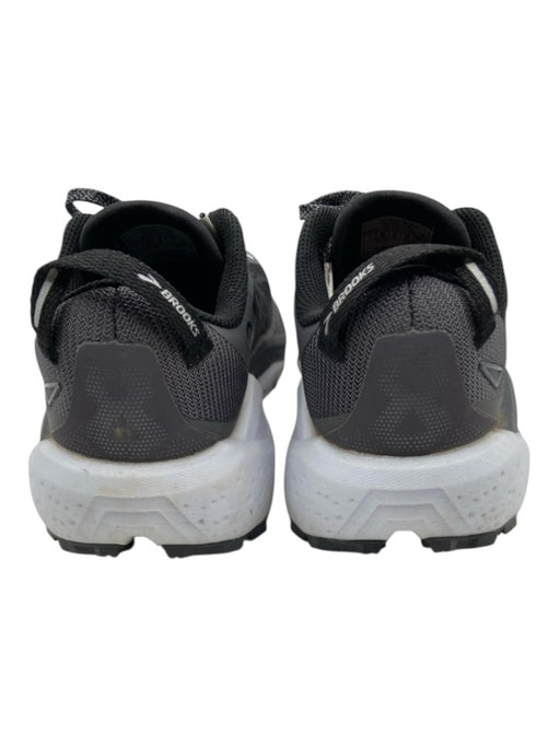 Brooks Brothers Shoe Size 7 Black & Gray Synthetic Knit Lace Up Sneakers Black & Gray / 7