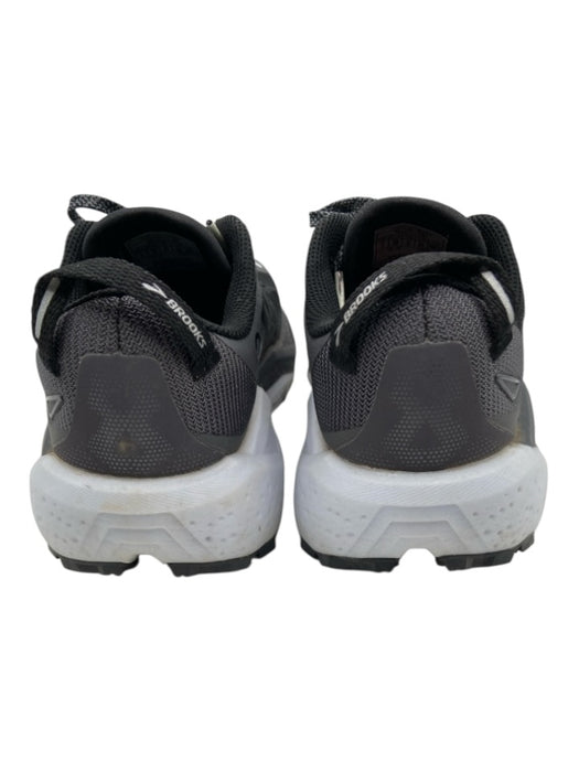 Brooks Brothers Shoe Size 7 Black & Gray Synthetic Knit Lace Up Sneakers Black & Gray / 7