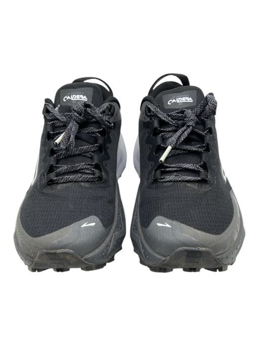 Brooks Brothers Shoe Size 7 Black & Gray Synthetic Knit Lace Up Sneakers Black & Gray / 7