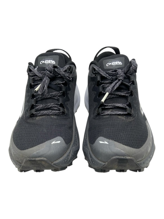 Brooks Brothers Shoe Size 7 Black & Gray Synthetic Knit Lace Up Sneakers Black & Gray / 7