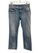 Gucci Size 25 Light Wash Cotton Denim Zip Fly Low Rise Boot Cut Jeans Light Wash / 25