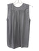 Vince Size XS Gray Silk Sleeveless V Neck High Low Top Gray / XS