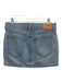 Denim Forum Size 27 Light Wash Cotton Denim Mid Rise Mini Skirt Light Wash / 27