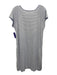 Lake Size L Blue & White Pima Cotton Stripe Short Sleeve Pajama Dress Blue & White / L