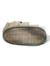 Lorna Murray Beige, White & Mint Green Natural Fiber Woven Pleated Bucket Bag Beige, White & Mint Green