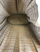 Lorna Murray Beige, White & Mint Green Natural Fiber Woven Pleated Bucket Bag Beige, White & Mint Green