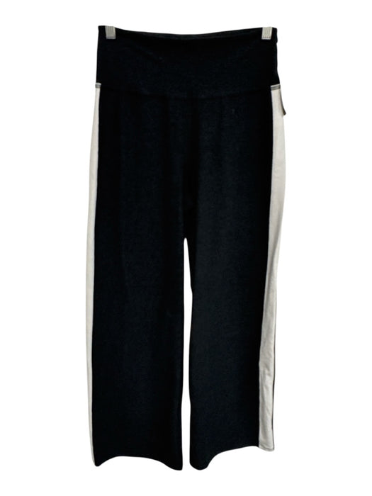 Beyond Yoga Size S Dark Gray & White Polyester Blend Heathered Athletic Leggings Dark Gray & White / S