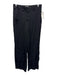 A.L.C. Size 2 Black Viscose Blend Side Slits Pocketed Hook & Zip Fly Pants Black / 2