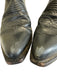 Dan Post Shoe Size 7.5 Black Leather Upper Western Embroidered Calf high Boots Black / 7.5