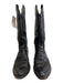 Dan Post Shoe Size 7.5 Black Leather Upper Western Embroidered Calf high Boots Black / 7.5