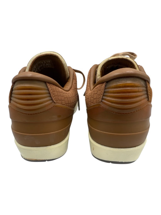 Air Jordan Shoe Size 9 Brown, Red, Blue Suede Lace Up Fabric Block Sneakers Brown, Red, Blue / 9