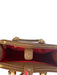 Schutz Light Brown Leather goldtone hardware Croc Embossed Double Handle Bag Light Brown / Medium