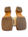 Vicenza Shoe Size 8 Beige Suede & Wood Square Toe Platform Open Toe Clog Shoes Beige / 8