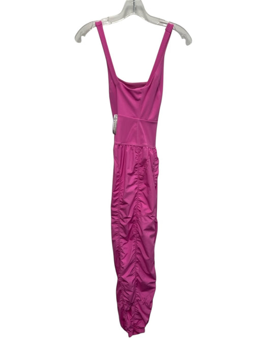 Free People Movement Size S Pink Polyester & Polyamide Athletic Cutout Jumpsuit Pink / S