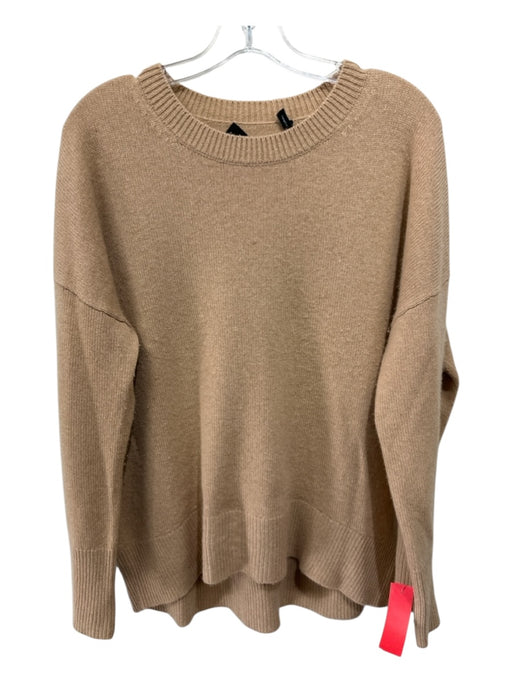Theory Size M Brown Cashmere Knit Long Sleeve Sweater Brown / M