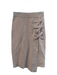 Jonathan Simkhai Size XS Pale Pink Rayon Blend Elastic Waist Stitch Design Skirt Pale Pink / XS