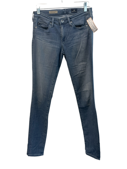 Adriano Goldschmied Size 26R Medium Wash Cotton Blend 5 Pocket Skinny Jeans Medium Wash / 26R