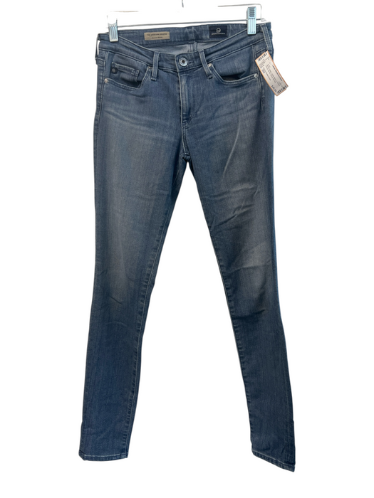 Adriano Goldschmied Size 26R Medium Wash Cotton Blend 5 Pocket Skinny Jeans Medium Wash / 26R