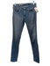 Adriano Goldschmied Size 26R Medium Wash Cotton Blend 5 Pocket Skinny Jeans Medium Wash / 26R