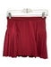 Spanx Size S Burgundy Red Polyester Pleated Tennis Skort Skirt Burgundy Red / S