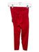 Spanx Size XS Red Nylon & Elastane Elastic Waist Leggings Red / XS