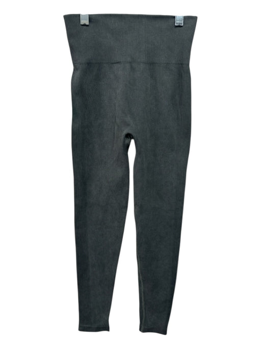 Spanx Size S Green Nylon & Elastane Elastic Waist Ribbed Leggings Green / S