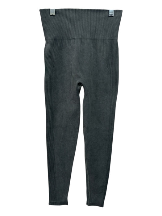 Spanx Size S Green Nylon & Elastane Elastic Waist Ribbed Leggings Green / S