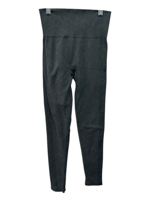 Spanx Size S Green Nylon & Elastane Elastic Waist Ribbed Leggings Green / S