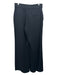 Spanx Size XS Black Rayon & Nylon Elastic Waist Wide Leg Pants Black / XS