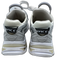 Ash Shoe Size 8 Silver & White Synthetic Knit Lace Up Rubber Detail Sneakers Silver & White / 8